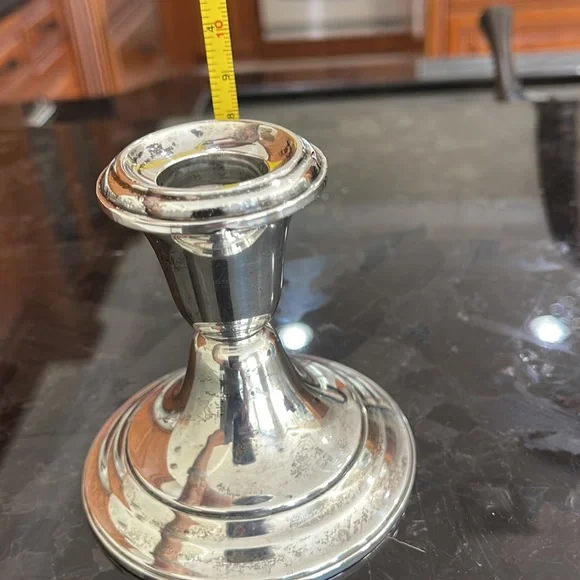 Vintage Gorman sterling 948 candlestick holders - Picture 2 of 9